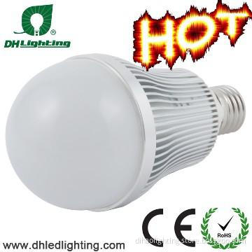 high lumen 7W 850lm LED Bulb Lamp E27/B22 base dimmable optional